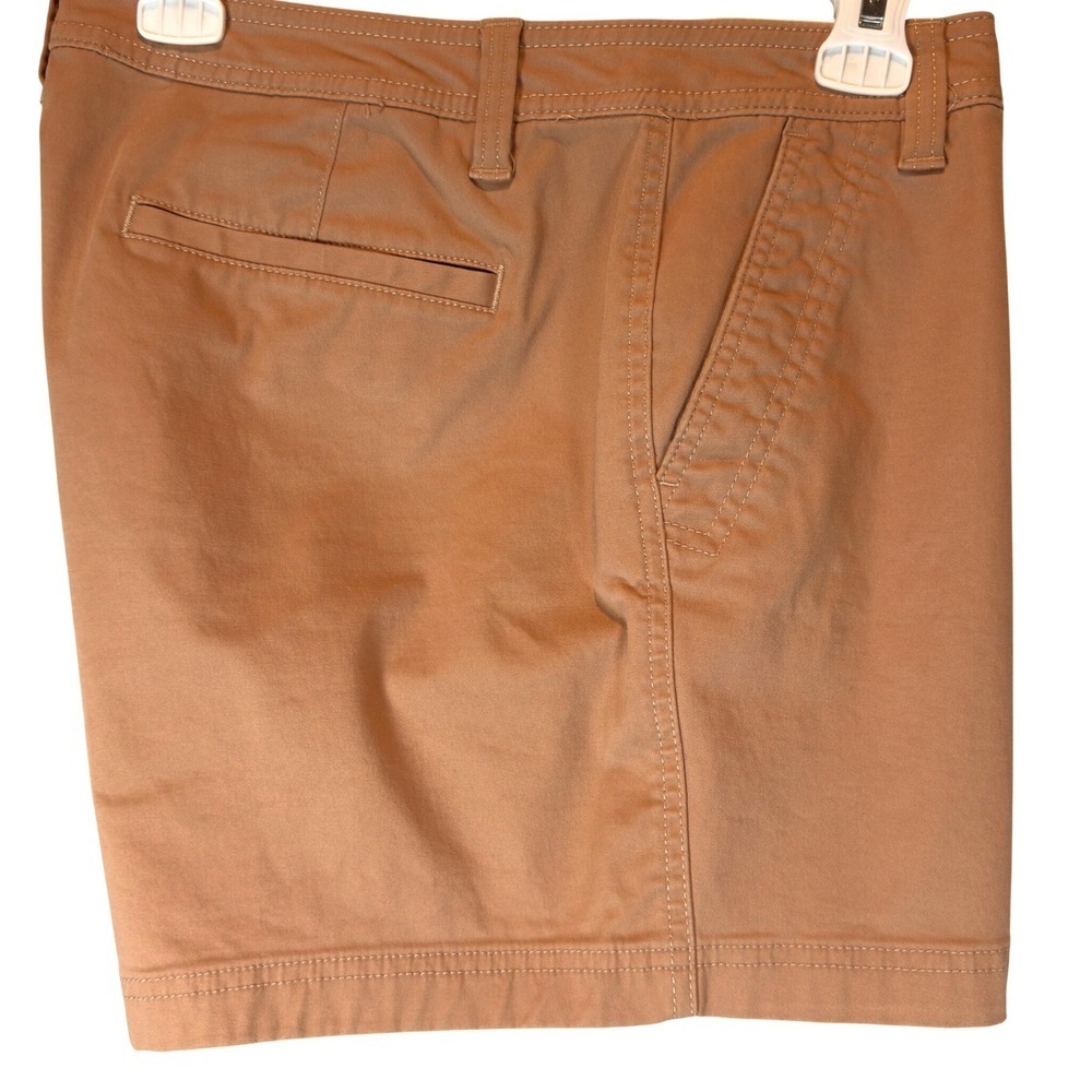Natural Reflections Cotton Blend Mid Rise 5" Chino Shorts Women's 14 Dusty Rose